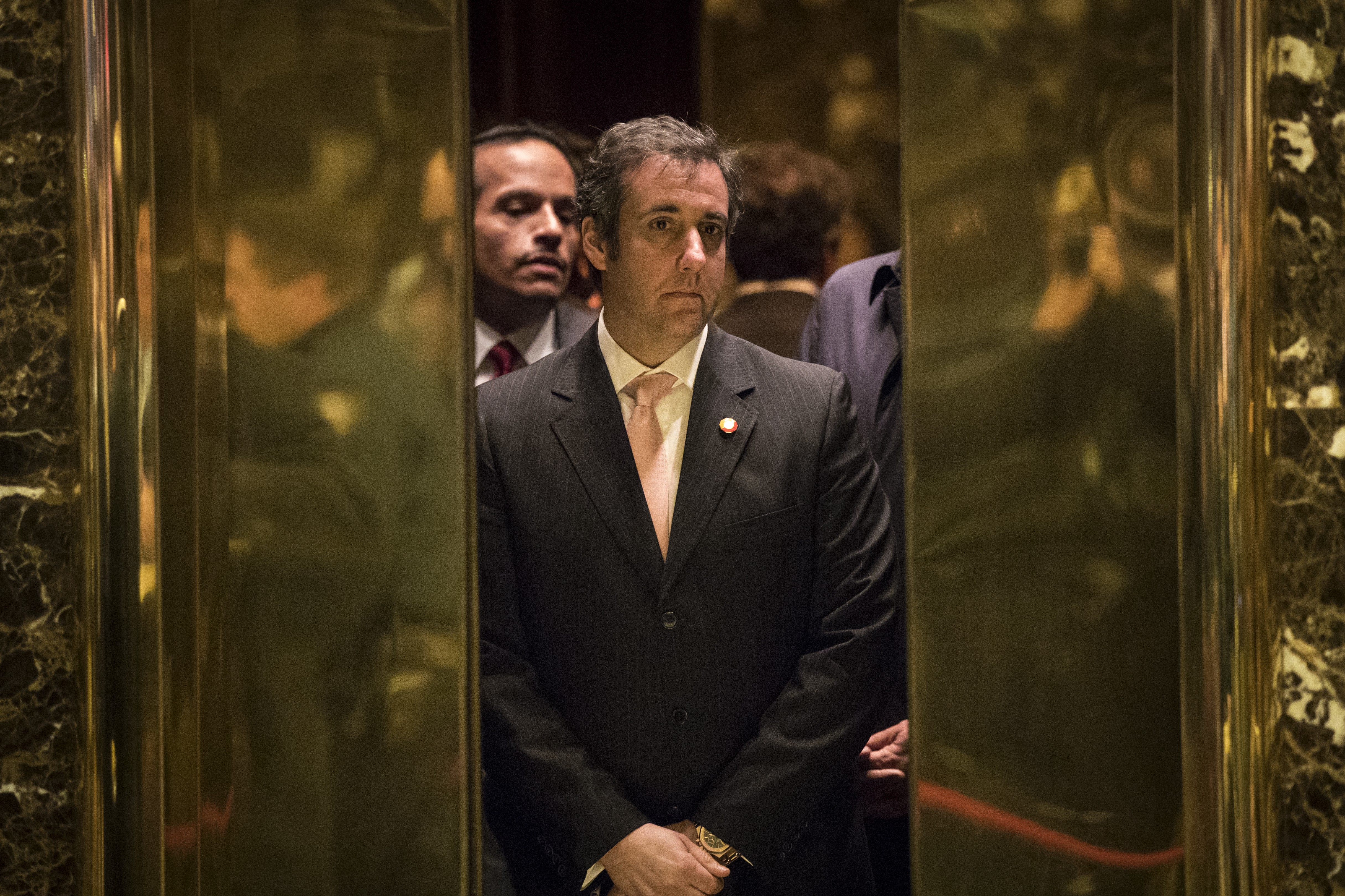 Michael Cohen at Trump Tower