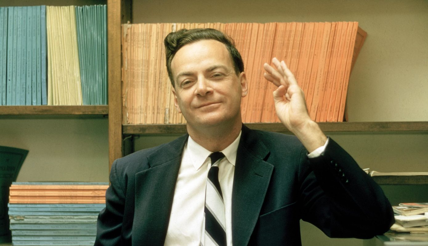 Richard Feynman at Caltech in 1959