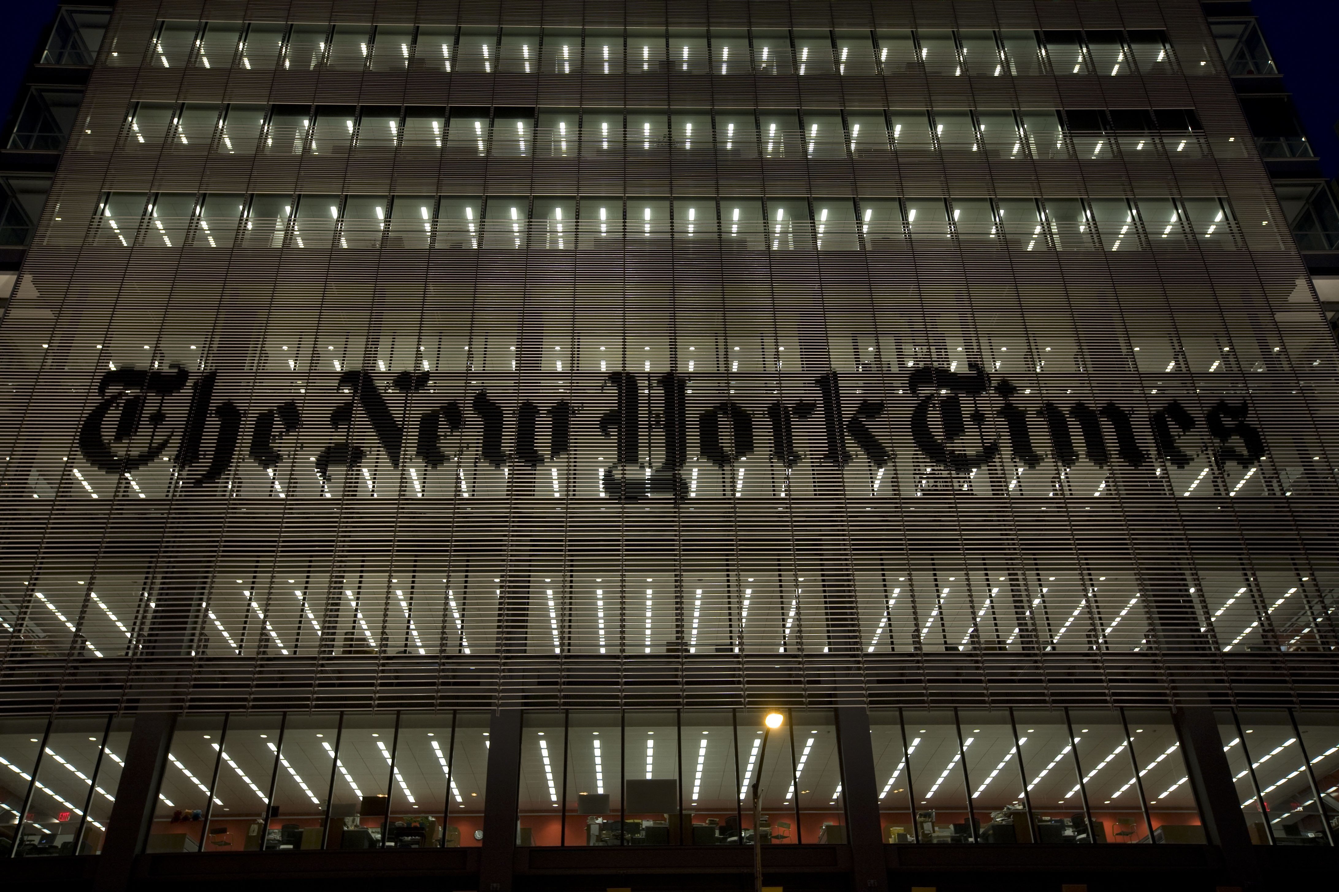 New York Times Building Exterior