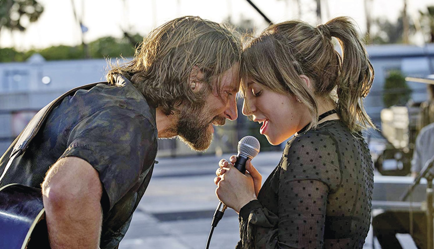 Bradley Cooper as Jackson Maine and Lady Gaga as Ally in ‘A Star Is Born.’