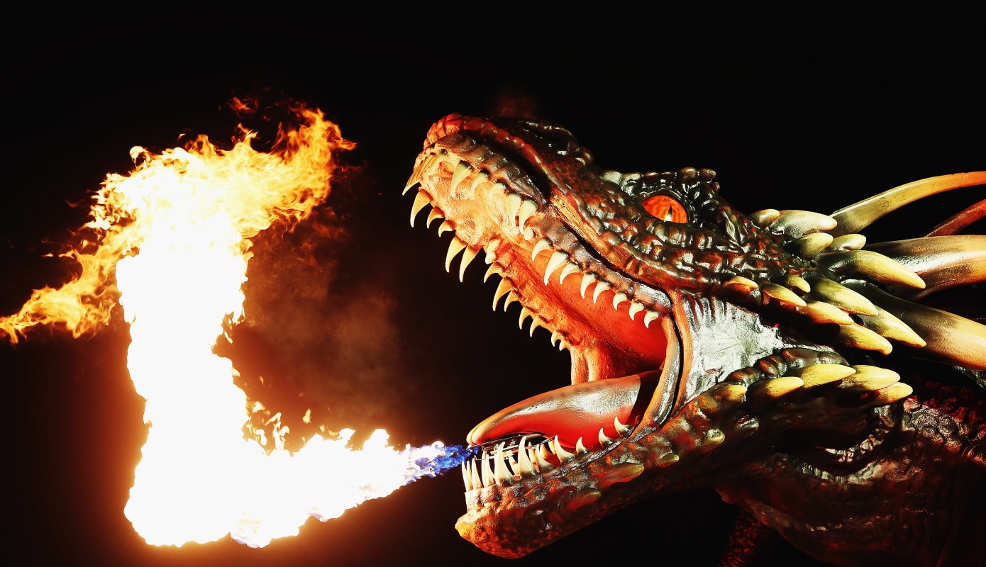 Fire-breathing dragon