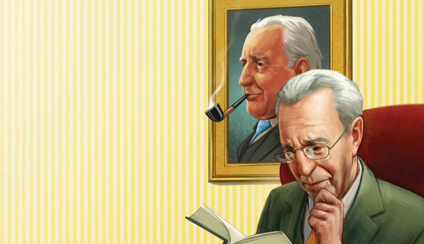 Christopher Tolkien and J.R.R. Tolkien